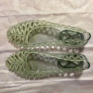American Apparel Jelly Clear Sandals
